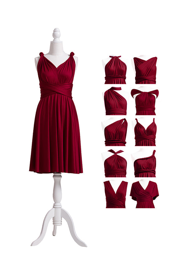 72Styles Burgundy Wine Multiway Convertible Infinity Dress