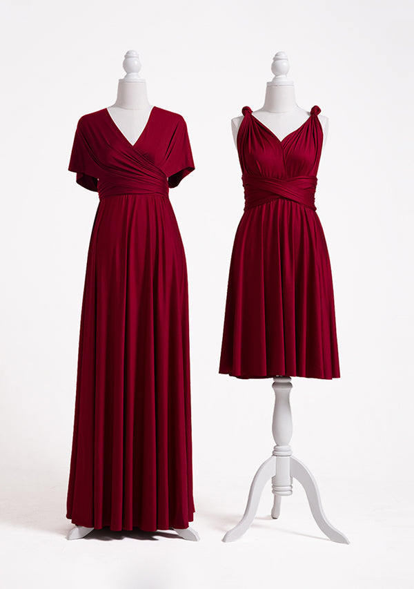 72Styles Burgundy Wine Multiway Convertible Infinity Dress