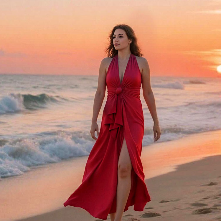 SandSea™ Red Infinity Beach Dress