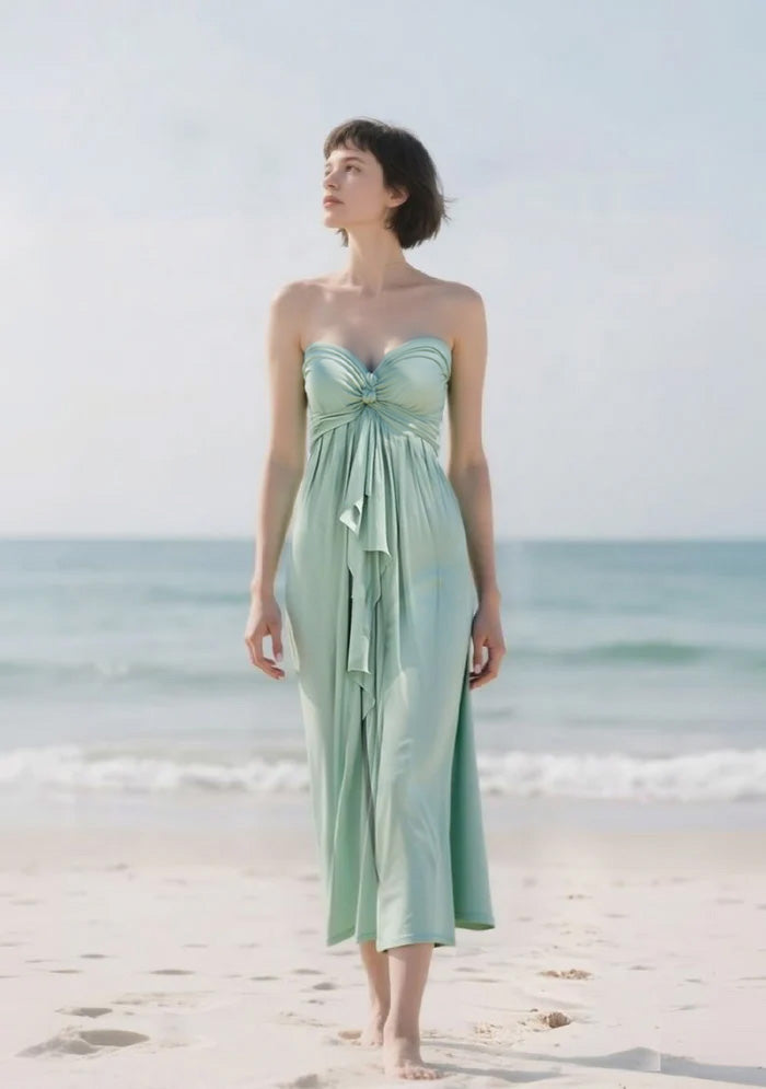 Sage Infinity Beach Dress
