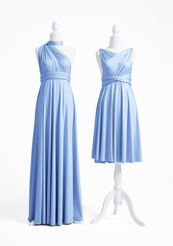 Dusty Blue Multiway Convertible Infinity Dress-InfinityDress.com.au