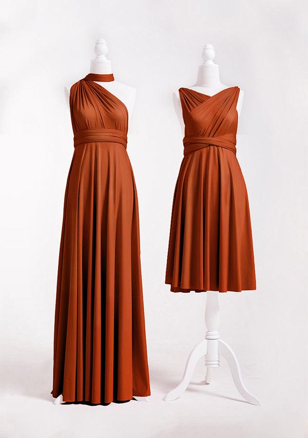Burnt Orange Multiway Infinity Dress-InfinityDress.com.au